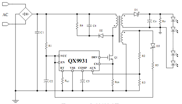 LED隔離恒流驅(qū)動IC QX9931