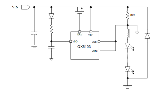 QX6103_LED降壓恒流芯片