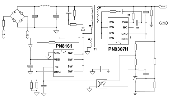 PD芯片PN8307H電路圖