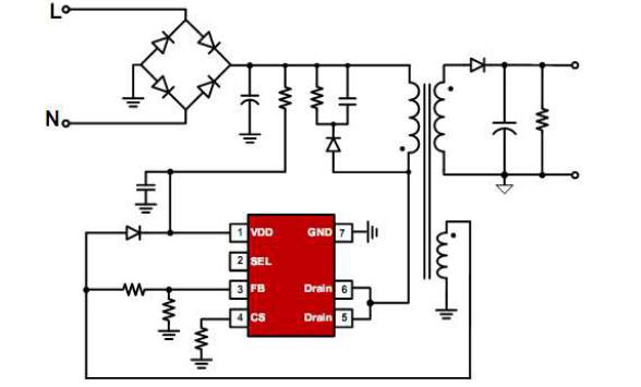 ASK8503B充電器典型應用電路圖