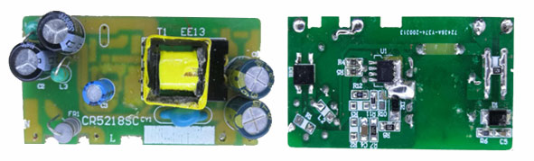 CR5218SC_5V1A適配器方案DEMO實物圖