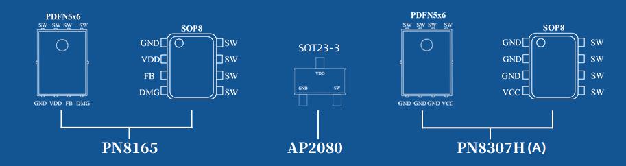30w pd快充方案封裝及腳位配置