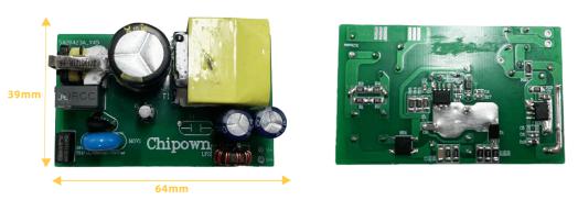 PN8390_12V2A六級(jí)能效電源適配器方案DEMO 實(shí)物圖