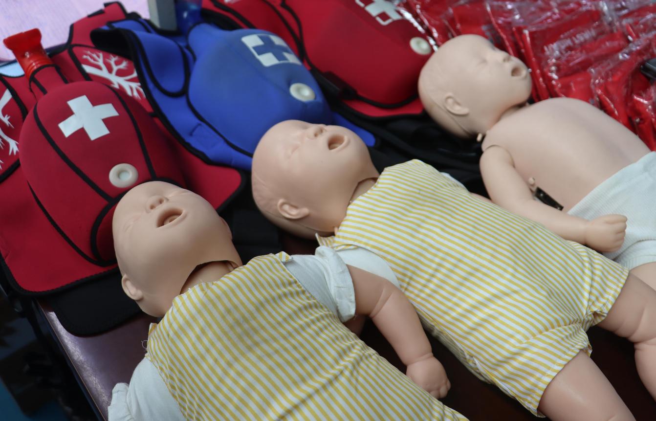 驪微電子參加生命應急“救”在身邊•急救技能培訓