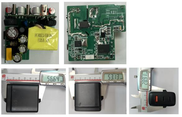 2c1a氮化鎵方案DEMO實物圖